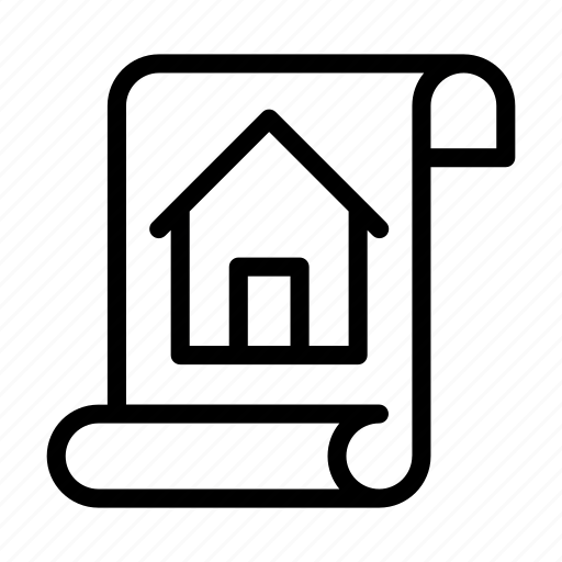 House, realestate, document, construction, file icon - Download on Iconfinder
