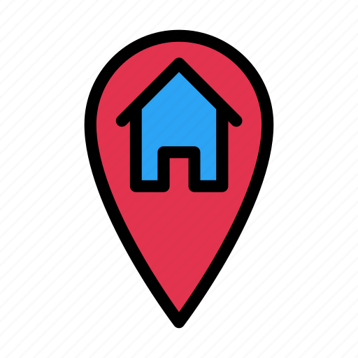 Home, realestate, location, map, navigation icon - Download on Iconfinder