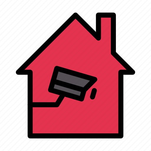 House, cctv, security, camera, protection icon - Download on Iconfinder