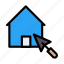 house, home, construction, trowel, masonry 