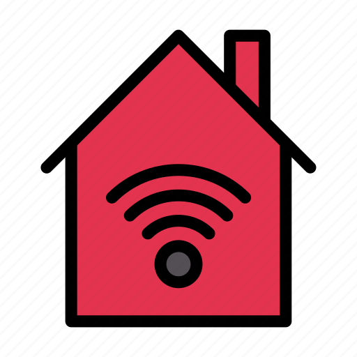 House, home, internet, smart, wifi icon - Download on Iconfinder