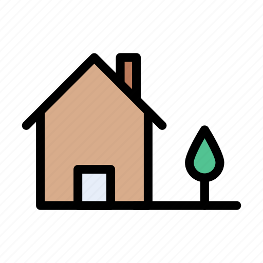 House, home, realestate, tree, building icon - Download on Iconfinder
