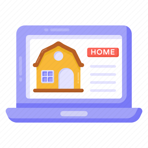 Buy online house, online property, buy online home, online estate, purchase online home icon - Download on Iconfinder