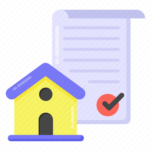 Agreement document, home agreement, home contract, property agreement, estate agreement icon - Download on Iconfinder