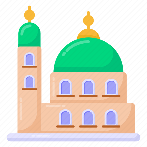Worship building, mosque, holy place, religious building, mosque building icon - Download on Iconfinder