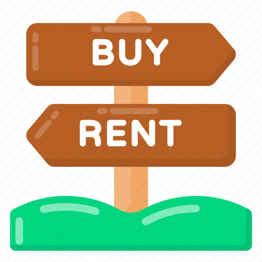 Property fingerpost, real estate board, estate signboard, real estate roadboard, property placard icon - Download on Iconfinder