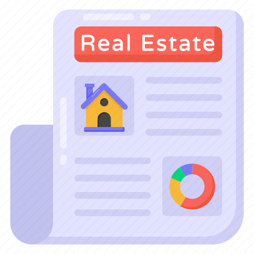 Property document, real estate document, property paper, home paper, house document icon - Download on Iconfinder