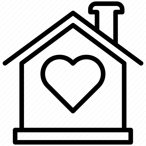 Favorite, heart, house, love, real estate icon - Download on Iconfinder