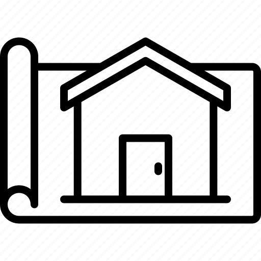 Blueprint, house, architecture, home, residential icon - Download on Iconfinder