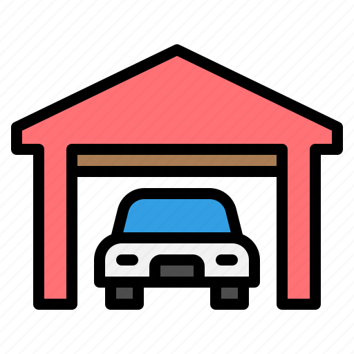Garage, car, carport, home, transportation, house icon - Download on Iconfinder