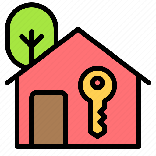 House key, property, home, building, security, house, key icon - Download on Iconfinder