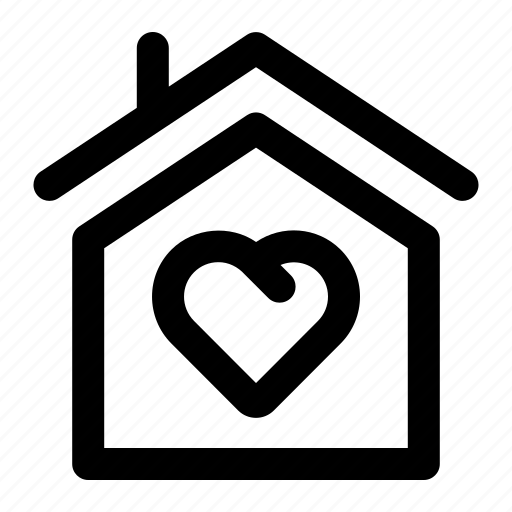 Love, heart, like, favorite, house icon - Download on Iconfinder