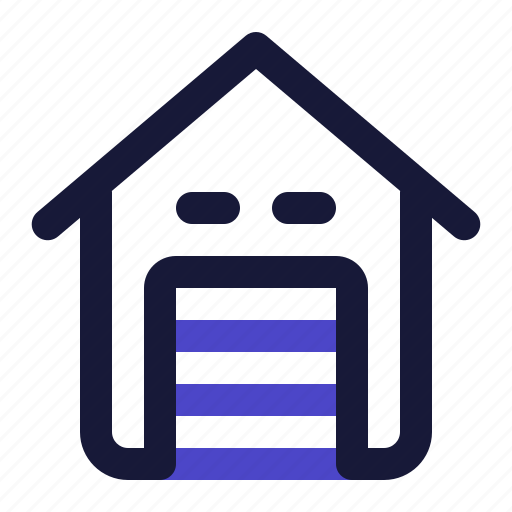 Garage, parking, house, building, warehouse icon - Download on Iconfinder