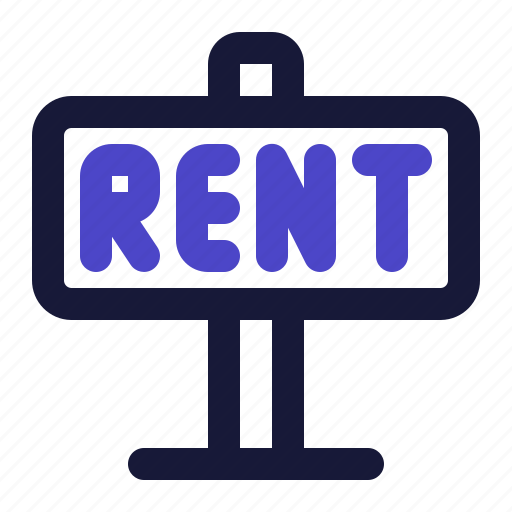 Rent, lease, real, estate, sign icon - Download on Iconfinder