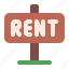 rent, lease, real, estate, sign 