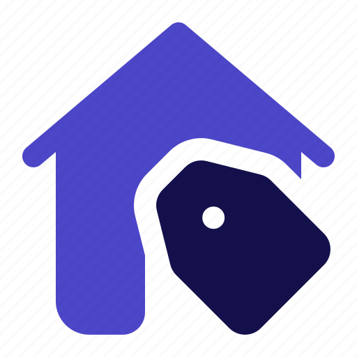 House, sale, rent, real, estate, home, tag icon - Download on Iconfinder