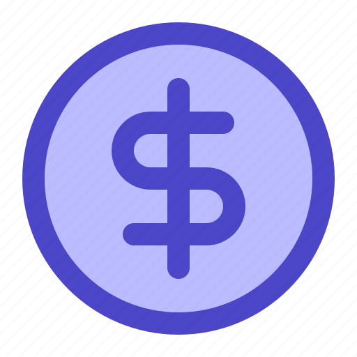 Coin, dollars, money, currency, cost icon - Download on Iconfinder