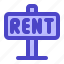 rent, lease, real, estate, sign 