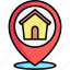 placeholder, map, house, pin 