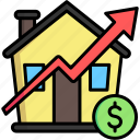 price up, real estate, equity, property