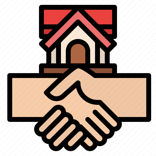 Agreement, hands, house, property, real, estate icon - Download on Iconfinder
