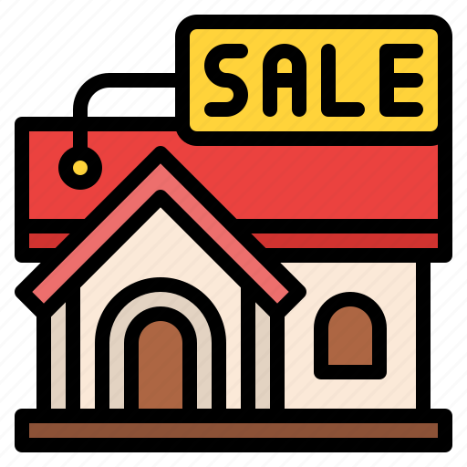 For, sale, house, property, real, estate icon - Download on Iconfinder