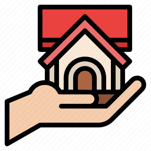 Give, house, home, care, service, property, real icon - Download on Iconfinder
