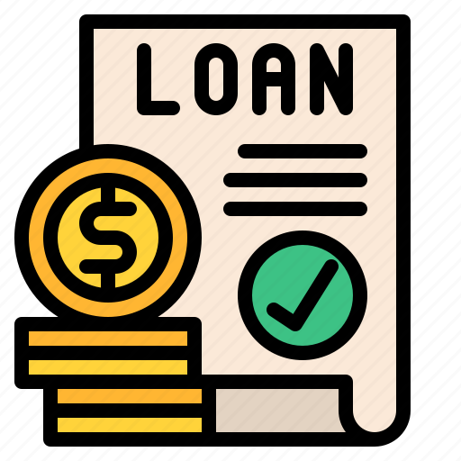 Loan, contract, approve, house, paper, real, estate icon - Download on Iconfinder