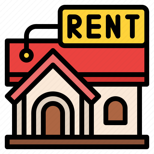 Rent, house, home, property, real, estate icon - Download on Iconfinder