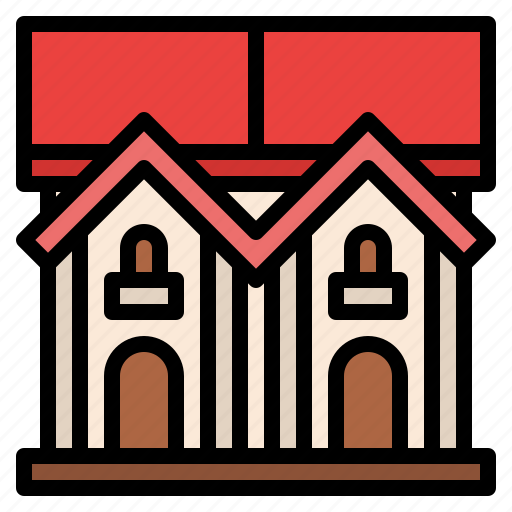 Townhome, home, property, real, estate icon - Download on Iconfinder