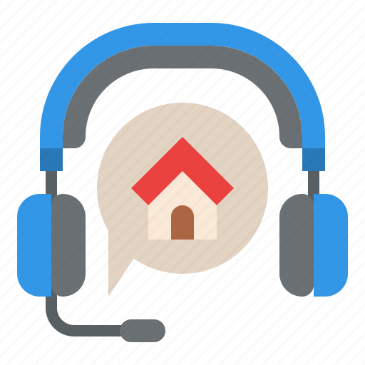 Call, center, house, chat, bubble, help, agent icon - Download on Iconfinder