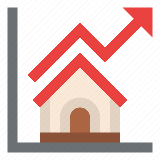 Price, up, house, home, property, real, estate icon - Download on Iconfinder