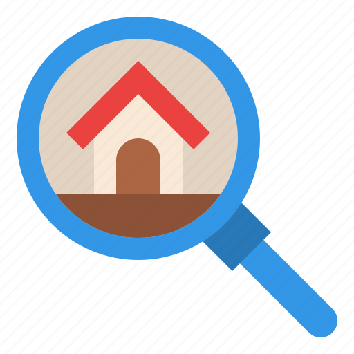 Search, house, location, agent, property, real, estate icon - Download on Iconfinder