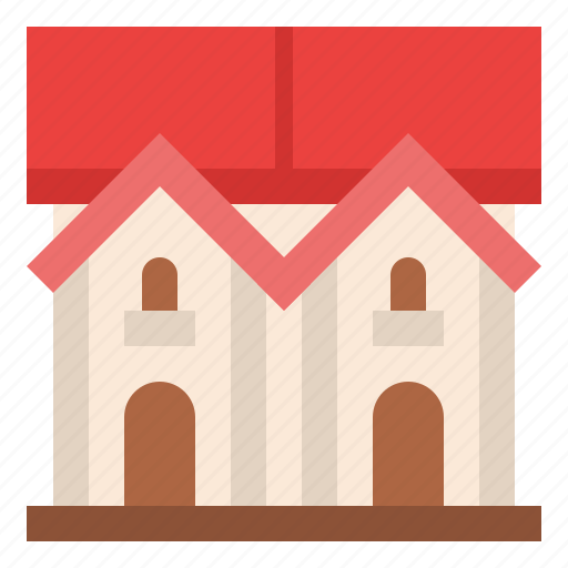 Townhome, home, property, real, estate icon - Download on Iconfinder