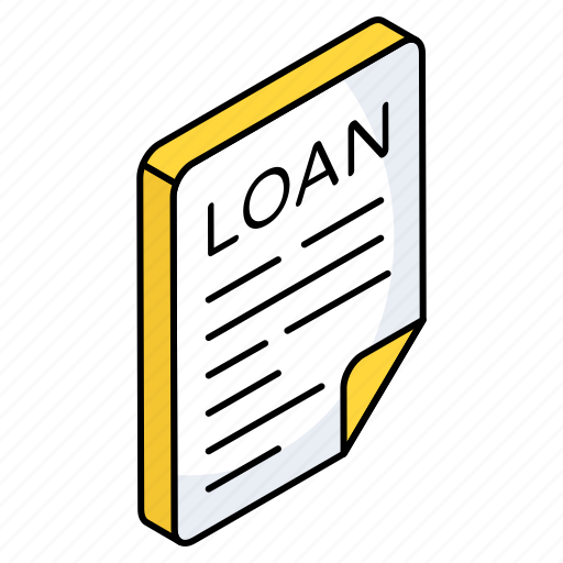Loan paper, loan document, loan doc, archive, paper icon - Download on Iconfinder