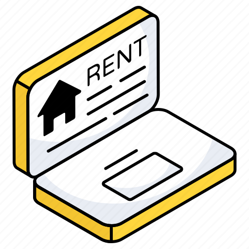Online rent property, online house, online home, online real estate, real estate website icon - Download on Iconfinder