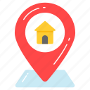 house, home, location, address, property, navigation, pin