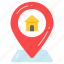 house, home, location, address, property, navigation, pin 