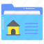 property, house, home, document, files, folder, estate 