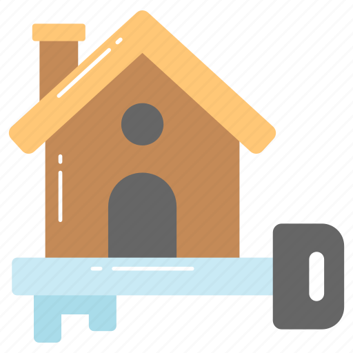 House, ownership, key, property, home, estate, latch icon - Download on Iconfinder