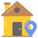 home, house, location, address, navigation, property, destination
