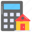 calculator, home, house, budget, evaluation, finance, expenses 