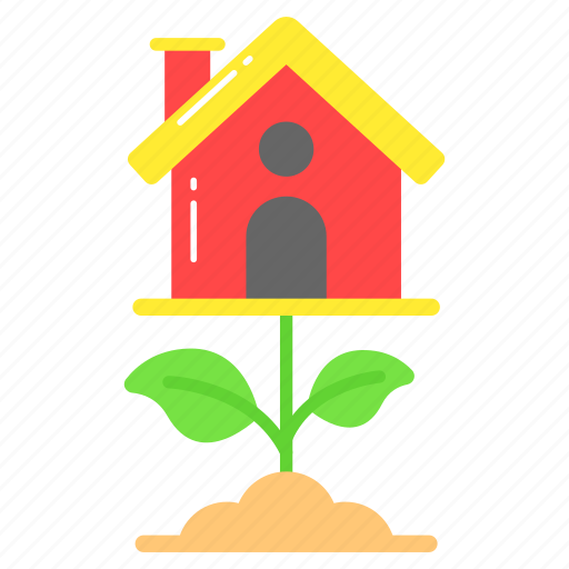 House, home, property, plant, price, rate, leaves icon - Download on Iconfinder