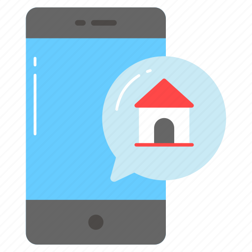 Property, house, home, mortgage, message, conversation, discussion icon - Download on Iconfinder