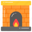 fireplace, furnace, campfire, bonfire, flame, interior, fire 