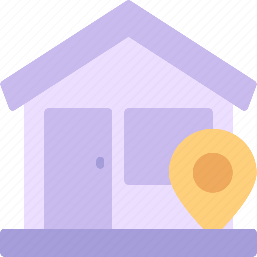 Home, address, pin, location, house icon - Download on Iconfinder