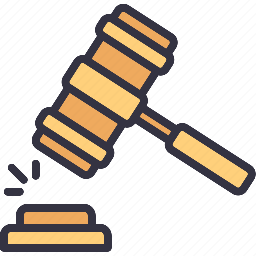 Auction, bid, judge, hammer, law icon - Download on Iconfinder