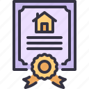 certificate, home, property, document, owner