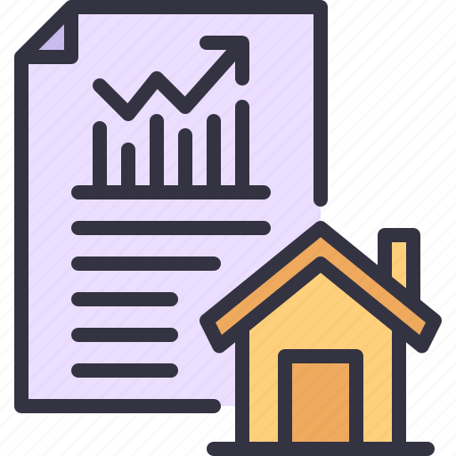 Investment, property, value, insight, home icon - Download on Iconfinder