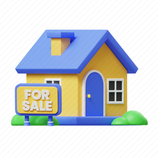 House for sale, offer, selling, marketing, advertising, sales, property sale 3D illustration - Download on Iconfinder